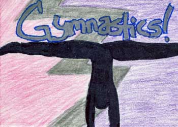 "Gymnastics" by  Cheyenne Beyer, Lancaster WI - Mixed Media (NFS)